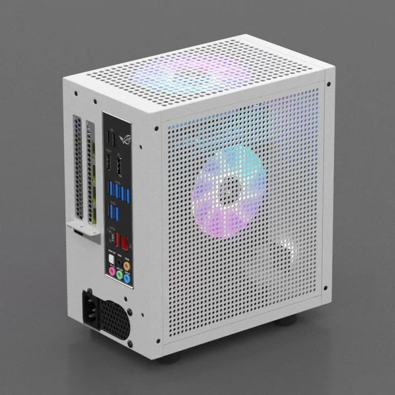 for M21 M31 ITX Mini Portable Small Case, 120 Water Cooled 1U Power Desktop Computer Host Box