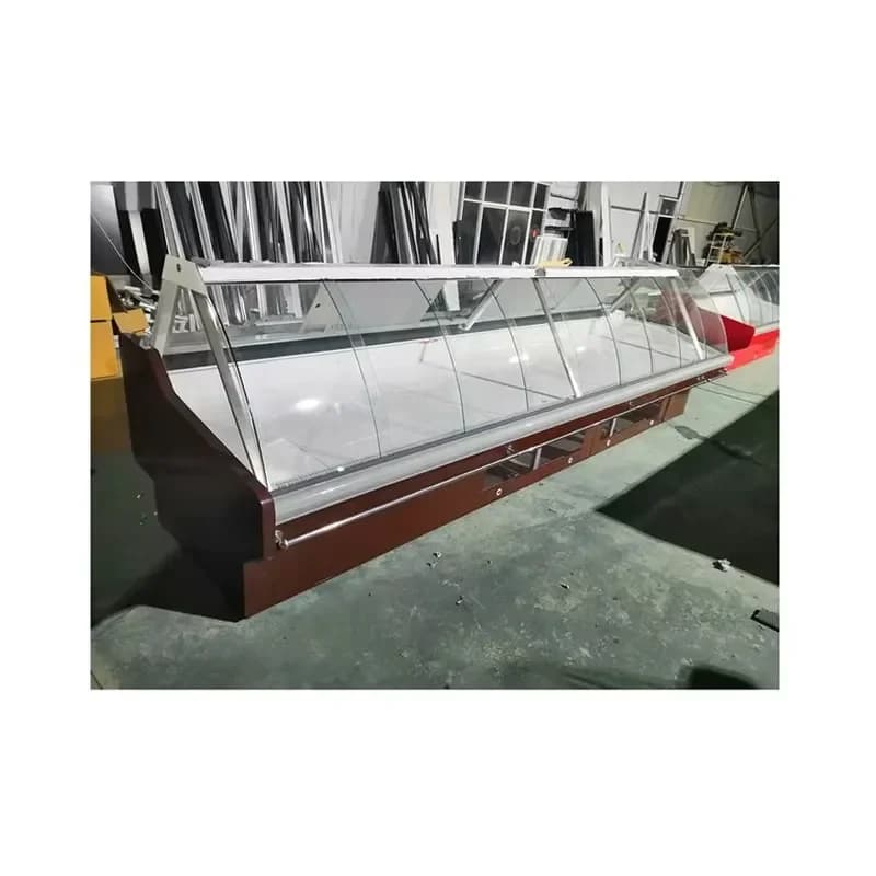 High Quality Refrigerated Display Seafood and Fresh Meat Case / Delicatessen Cabinet Display Chiller
