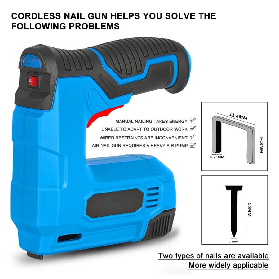 Best Selling 3 in 1 Small Portable Mini Cordless Wooden Paper Electric nailer