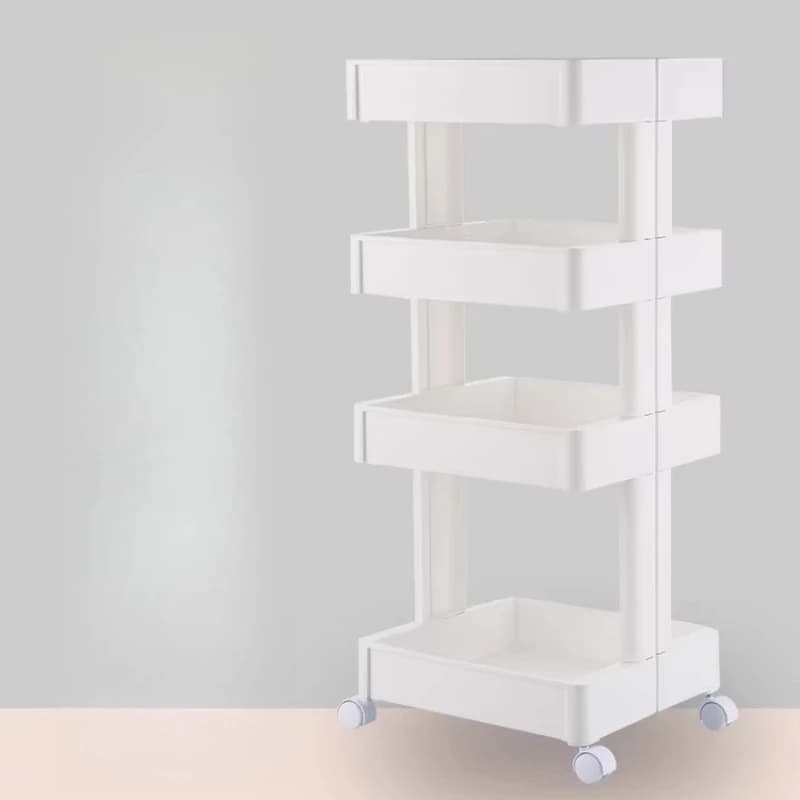 High-quality plastic three-layer portable waterproof modern living room snack fruit drink storage rack