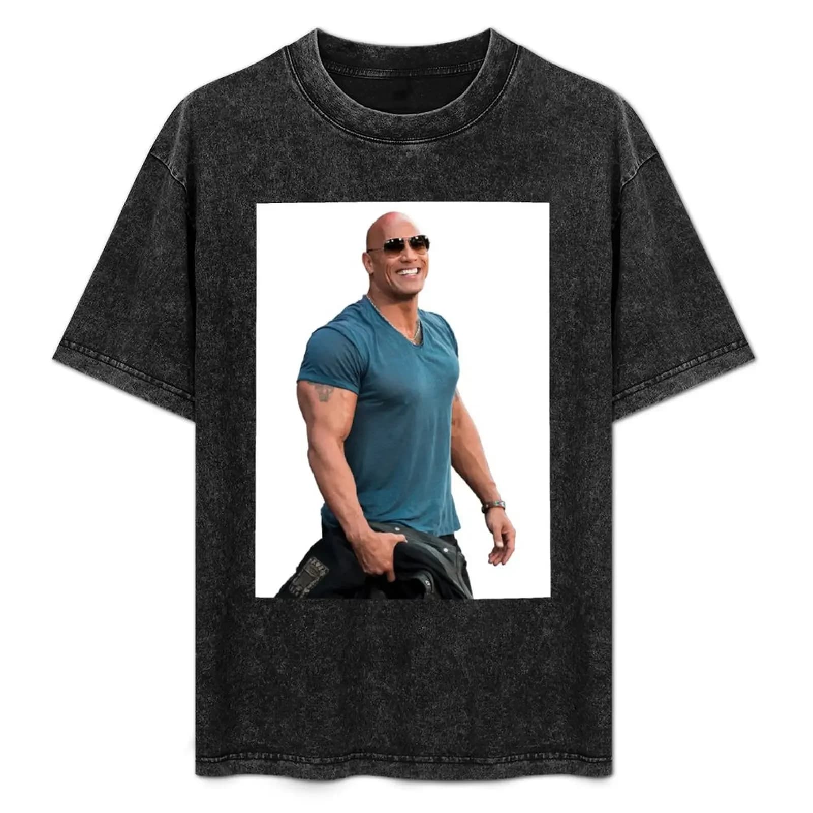 dwayne johnson T-Shirt anime t shirts for man t shirt man plain T-Shirt