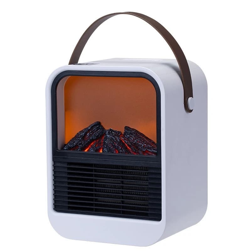 Heater, simulated 3D flame heater, automatic power-off household anti-charcoal heater