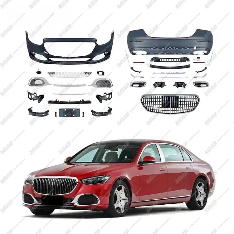 STLF2021+ W213 New Upgrade to M Style Bodykit Facelift for Mercedess Benzs W213 E Class Plastic Auto Parts Car Bumpers Bodykit