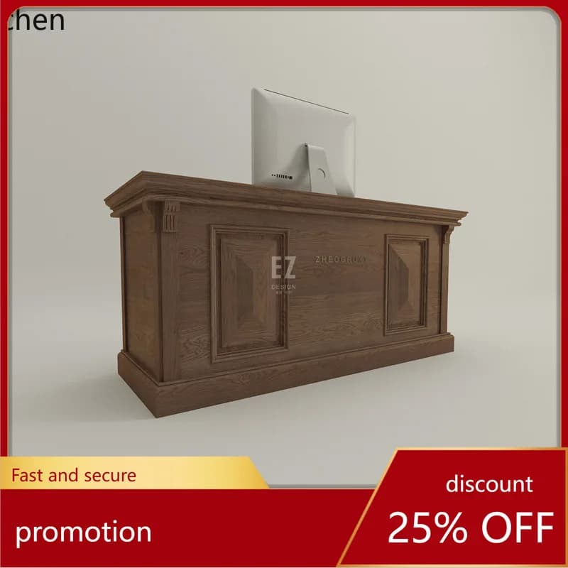 ZML Jewelry Clothing Shoes Bags Store Cashier Desk Health Center Front Desk Reception Desk Cabinet
