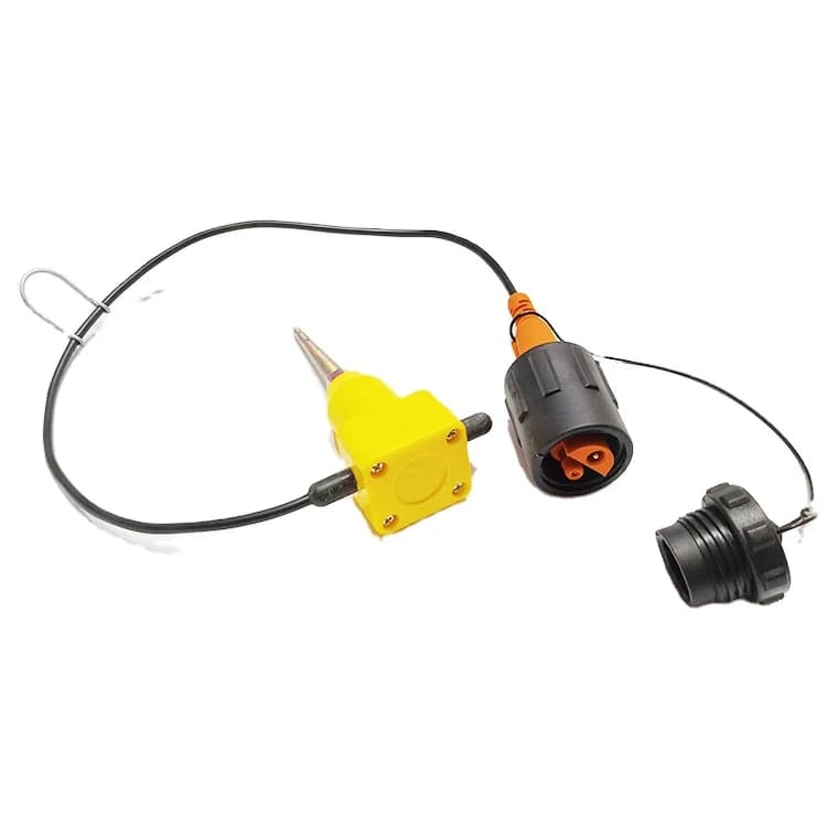 20DX Geophone 28Hz in Land Vertical Geophone case with KCK Screw Fit (408) Male Connector 28 Hz Geophone String
