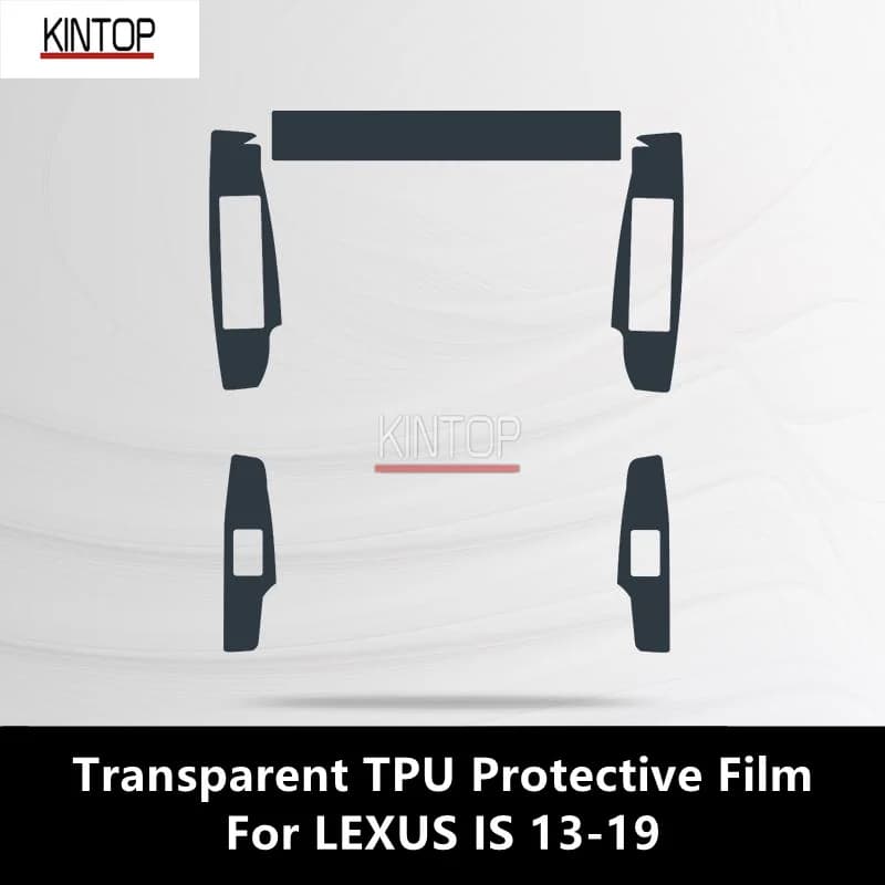 For LEXUS IS 13-19 Car Interior Center Console Transparent TPU Protective Film Anti-scratch Repair Film Accessories Refit