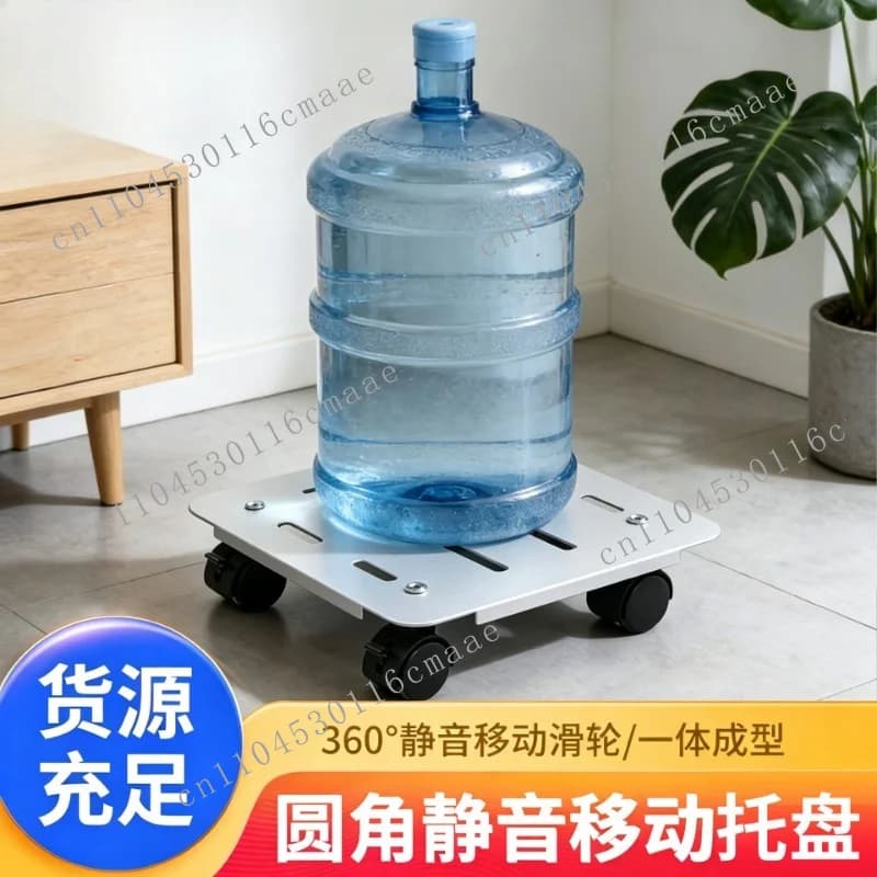 Flower pot tray with wheel universal wheel movable thickened with brake large flower pot flower pot frame base in stock