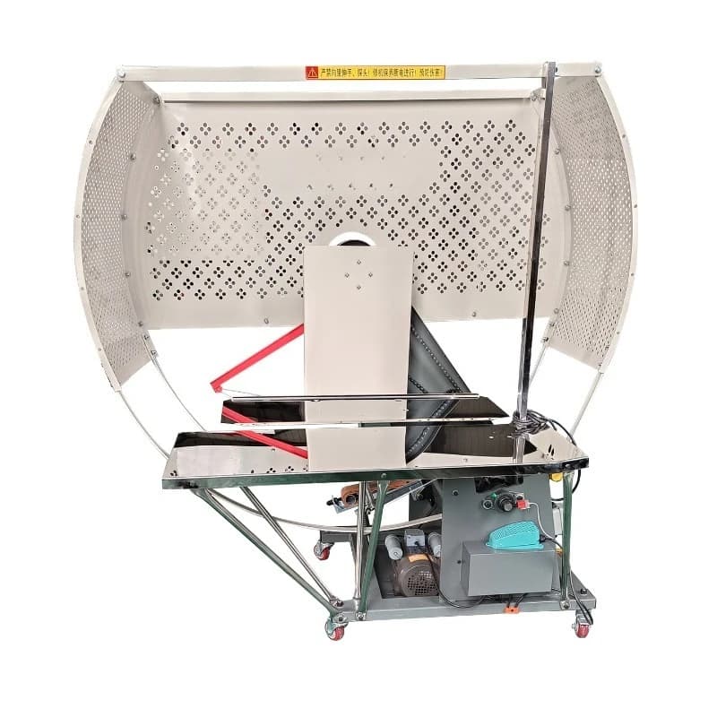 Automatic pe end with pressurized strapping machine, linen carton strapping machine