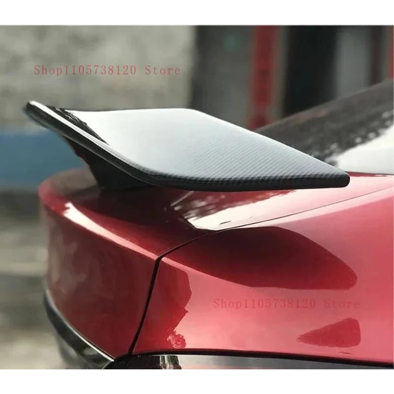 Factory Hot Selling High Quality Universal Airplane Style Large Fixed Rear Trunk Spoiler Wing Sedan No Drilling Required Carbon