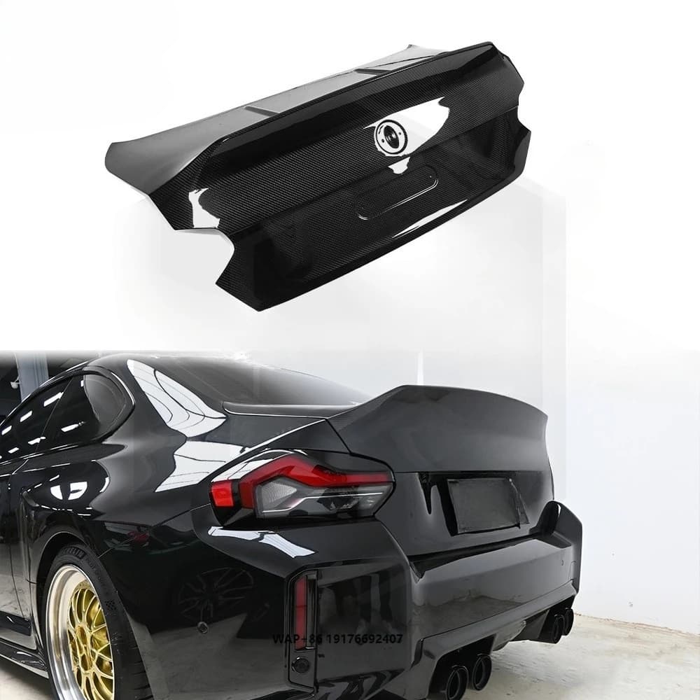 New Dry Carbon Fiber CSL Style Trunk for G87 M2 G42 M240i Coupe High Quality Prepreg Carbon Boot Tail Lid Aero Rear Boat Lid