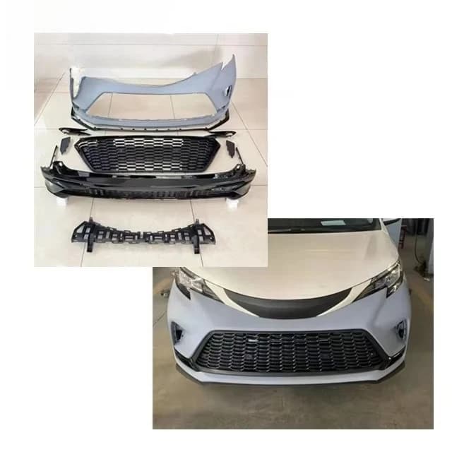 High Quality Body Kit for 2022 Sienna Sport Style Upgrade to 2022 sienna  Full  Kit Grille Bumpers for 2022 sienna