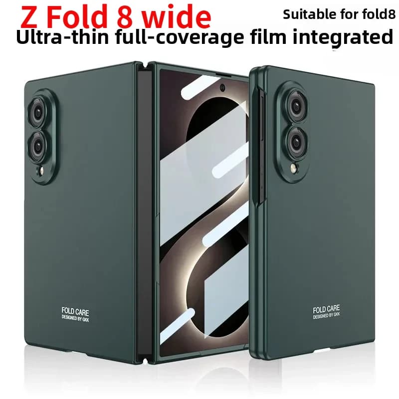 Thin Slim Matte PC Phone Case for Samsung Galaxy Z Fold 8 Wide Built-in Screen Shockproof Protector Cover for Samsung Z Fold8 Wi