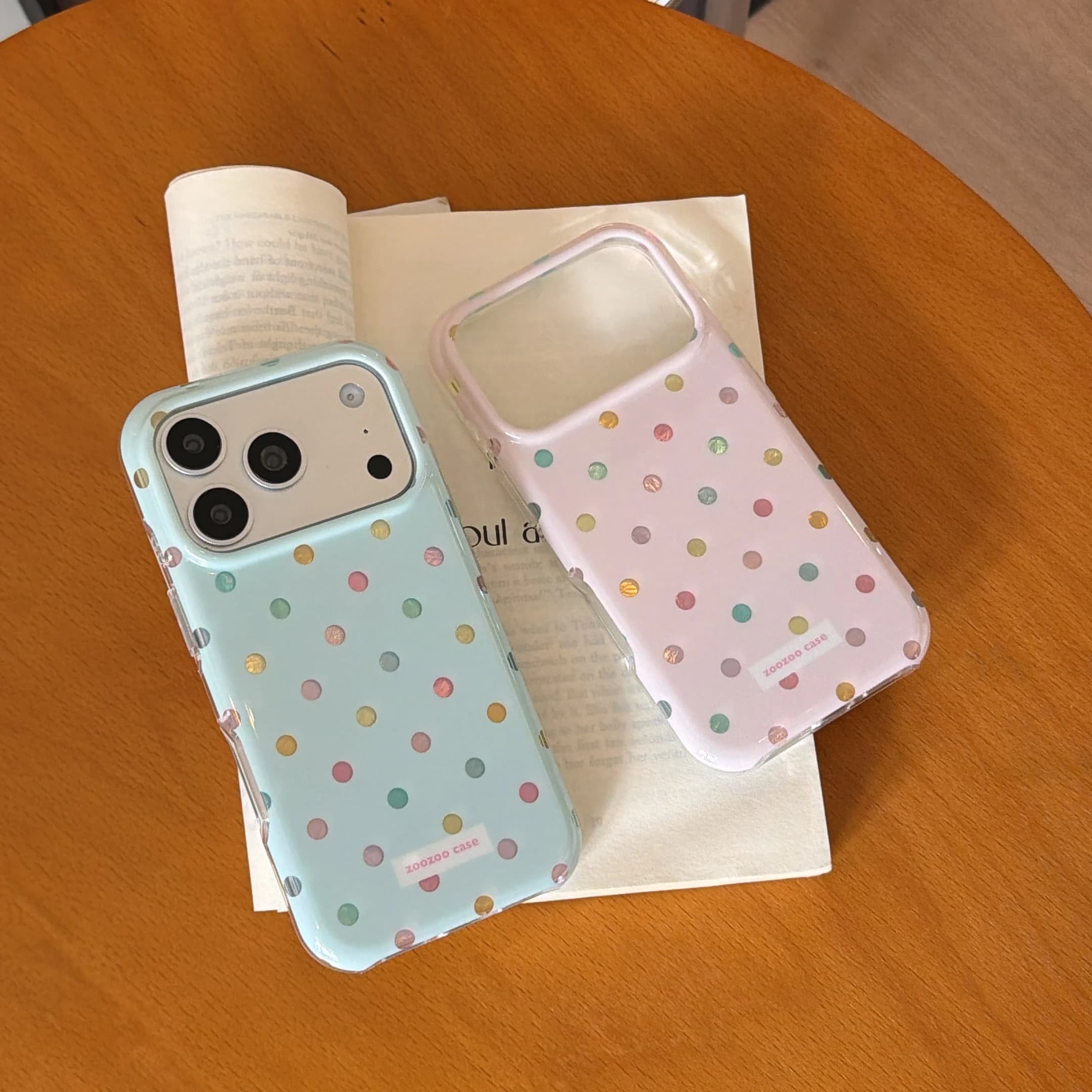 Dopamine Color Dot Pattern Phone Case For iPhoneXS XR X SE2 7 8 Plus 16E 16 15 14 13 12 11 Pro TPU Protective Shockproof