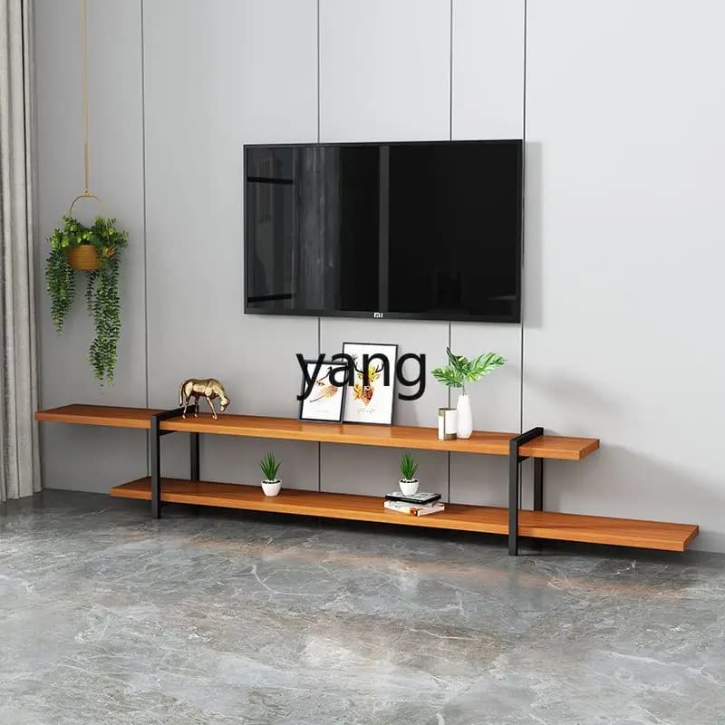 CX TV cabinet coffee table solid wood complete set of Nordic modern simple living room furniture combination