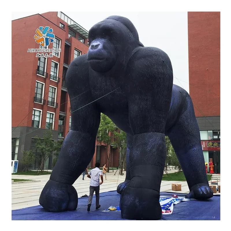 Outdoor Giant Inflatable Animal Model Advertising Blow up Animal Promotion Imitated Inflatable Gorilla