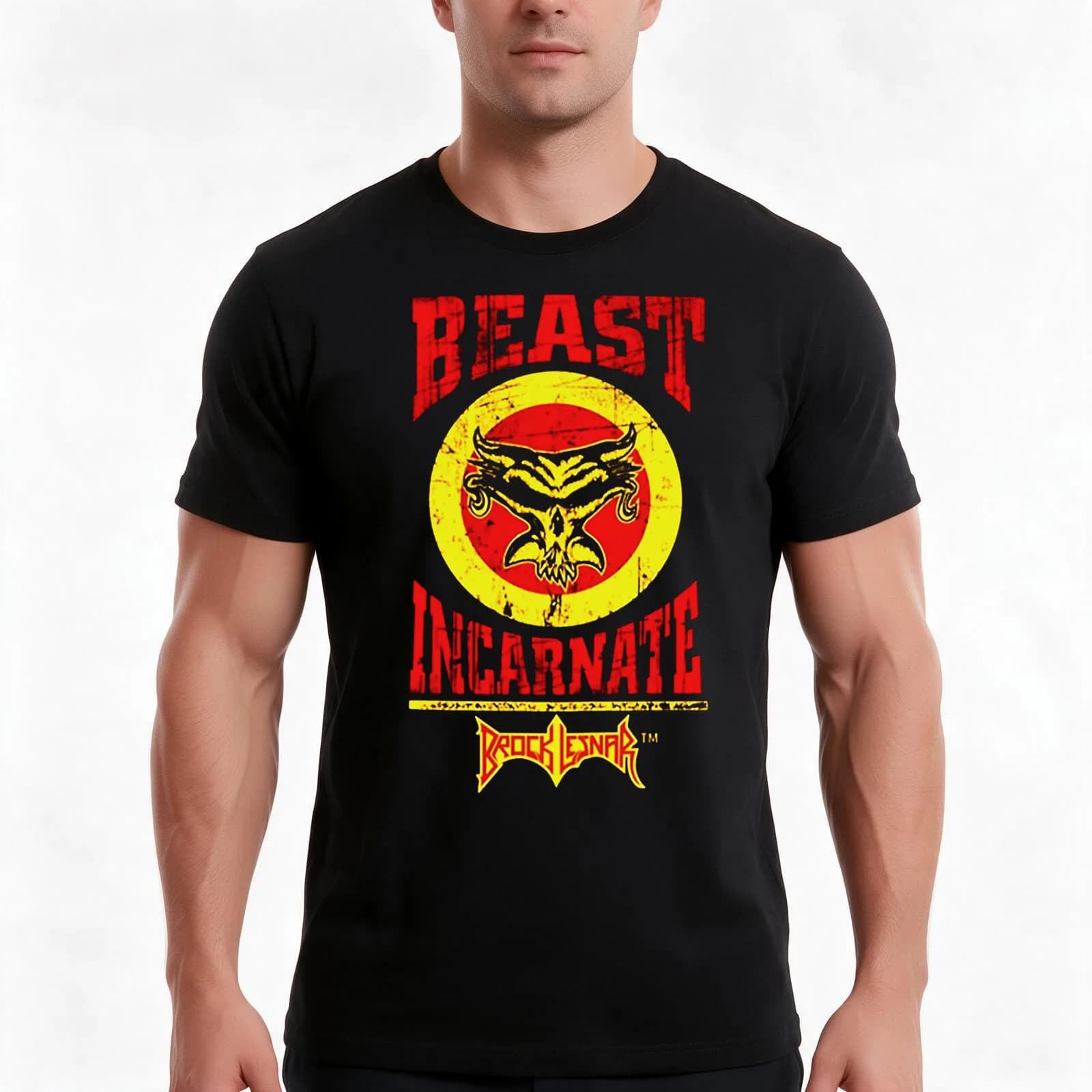 The Wrestler Symbol Popular Series 0 T-Shirt, Summer Casual Cotton Tee, Oversized Streetwear Tops, Vintage Graphic Print