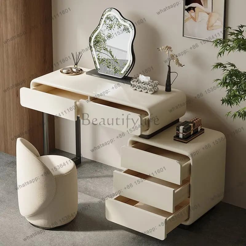 LD Cosmetics Girl Dressing Table Beauty Women Luxury Modern Organizer Vanity Table Living Room Vestidores Lounge