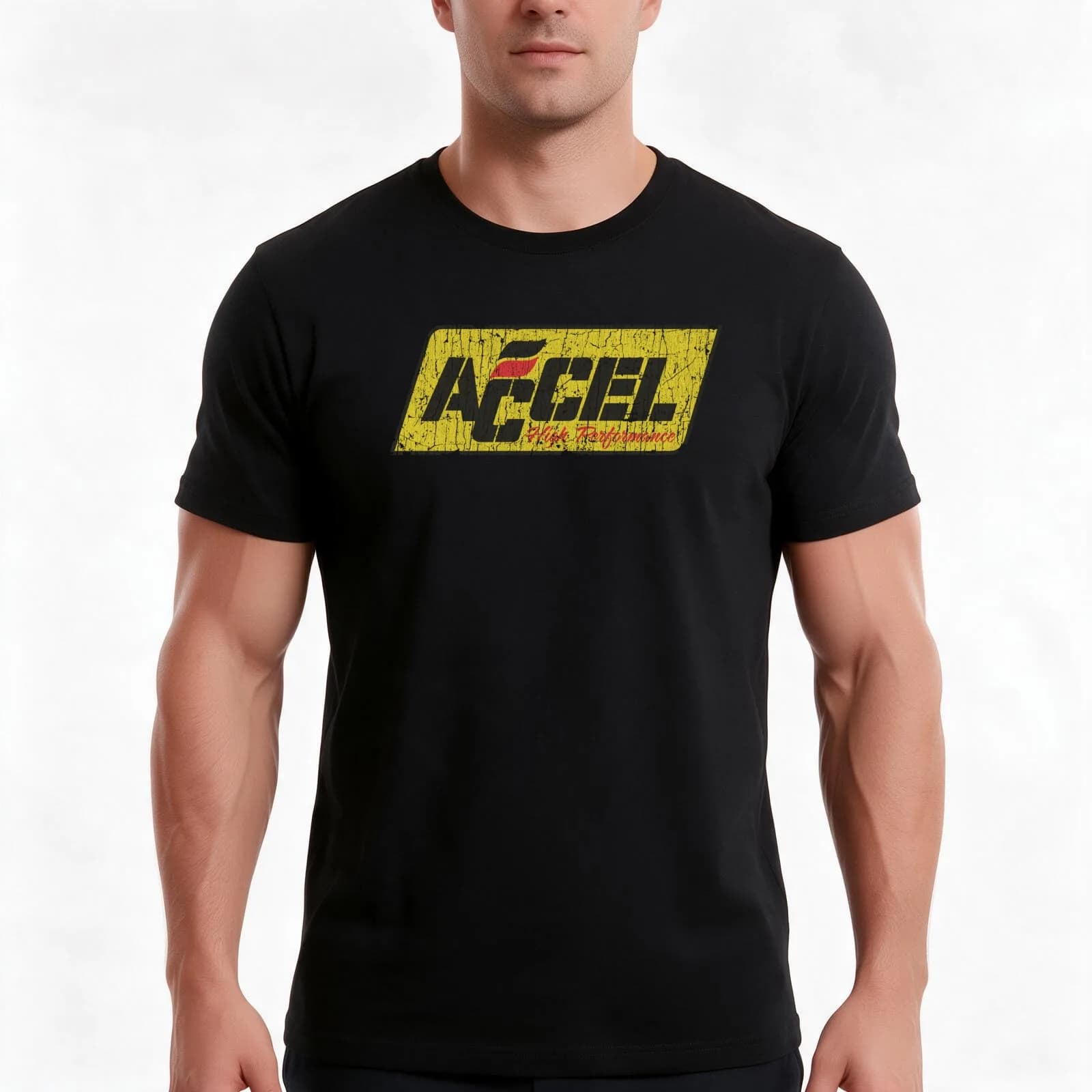 Accel High Performance 197 T-Shirt, Summer Casual Cotton Tee, Oversized Streetwear Tops, Vintage Graphic Print, Unisex Men Women