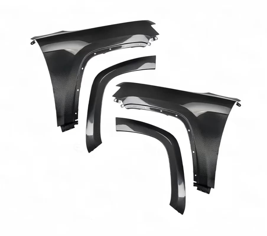 High-quality Carbon Fiber Fenders, Suitable for 2014-2023 Jeep Grand Cherokee Carbon Fiber Fender Modifications.