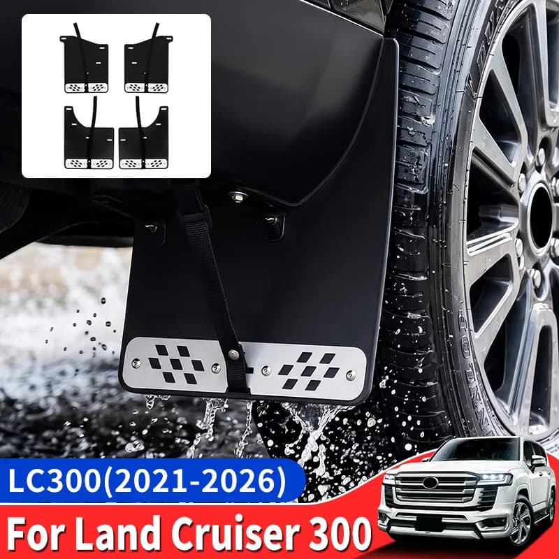 For 2021-2026 Toyota Land Cruiser 300 Series LC300 Front Rear Wheel Mudguards  Protect Car Body Automotive Exterior Accessories