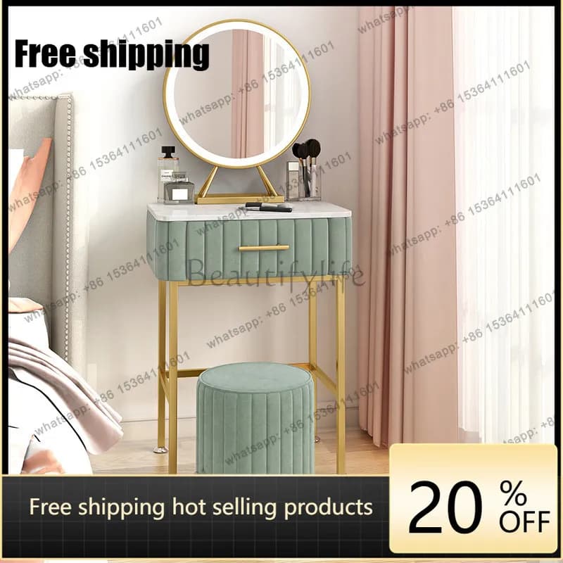 LJY Vintage Professional Vanity Table Room Decor Big Size Chinese Style Luxury Dressing Table Modern Mesa De Maquillaje Home Des