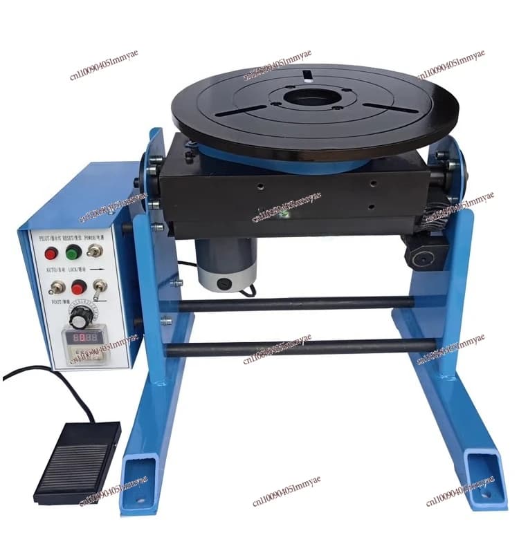 Automatic Welding Positioner 30kg Welding Positioner, Small Rotary Flange Pipe Circumferential Seam Welding Workbench