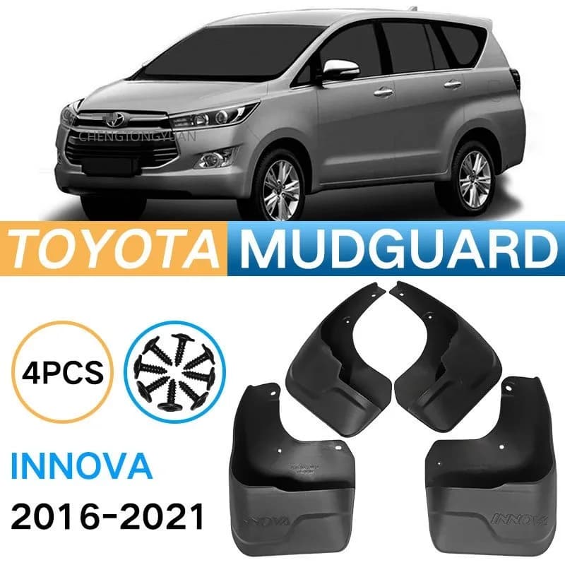 Car Mud Flaps Mud Guards Anti Splash for Toyota INNOVA 2016-2021 Front Rear Wheels Fender Car Accessories 4Pcs