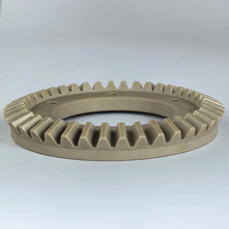 Precision Nylon , Low Noise Industrial Drive Circular Bevel Gears