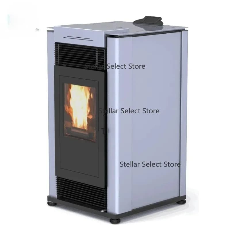 New auto ash clean heating radiator with color touch screen controller