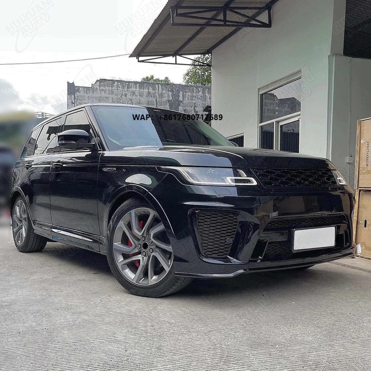 Factory New Design Complete Set Auto Parts Bumpers Body Kit for  Range Rover Sport L494 2014-2017 Change to 2022 SVR