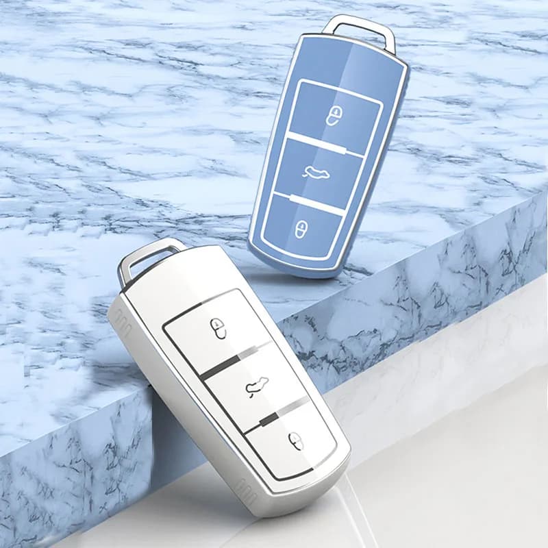 TPU Remote Car Key Case Key Cover Protector Shell For Volkswagen VW Passat CC B6 B7 B7L CC R36 Maogotan B5 Passat 3C Accessories