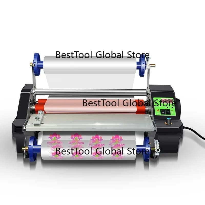 hit productAutomatic Roll Laminator with Foil Transfer Function Hot and Cold Laminator Machine