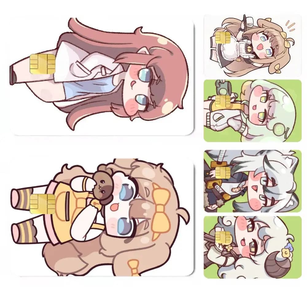Game Trickcal Chibi Go-o Credit Card HD Stickers Premium matte film effectively prevents fingerprints and daily abrasion.