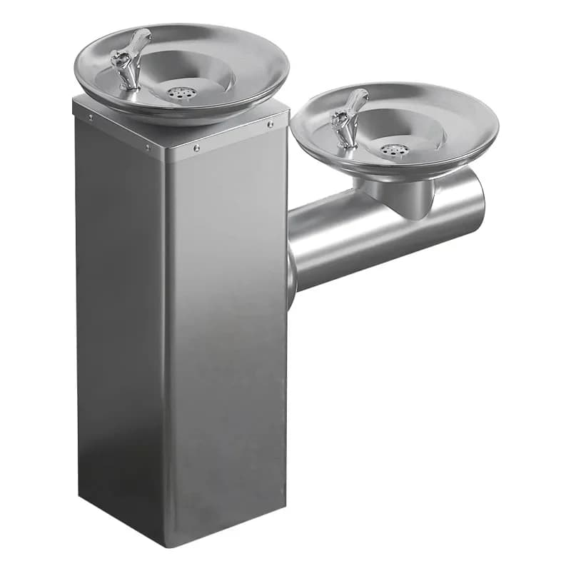 Outdoor 304 stainless steel wash basin, community park public direct drinking water table