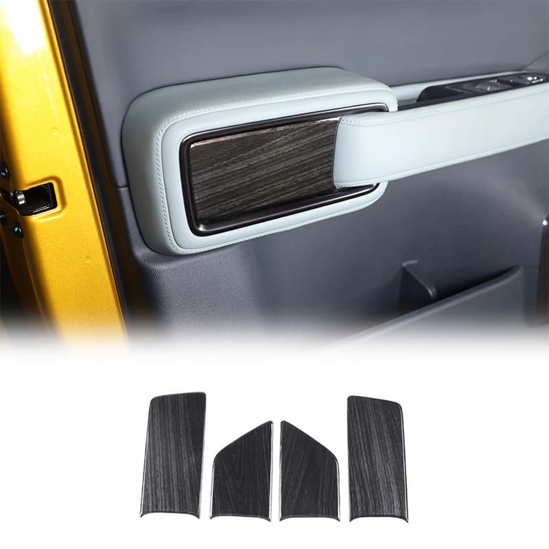 Carbon Fiber ABS Door Panel Trim Cover Self Adhesive Interior Tuning Parts For BYD Denza B5 2023 2025