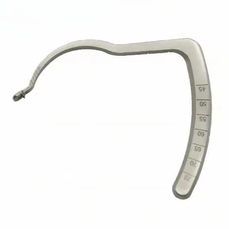 Positioning Hook All-Inside 125mm Width 45-75° Marked Stainless Steel Orthopedic Surgical Tool Hook ACL Reconstruction