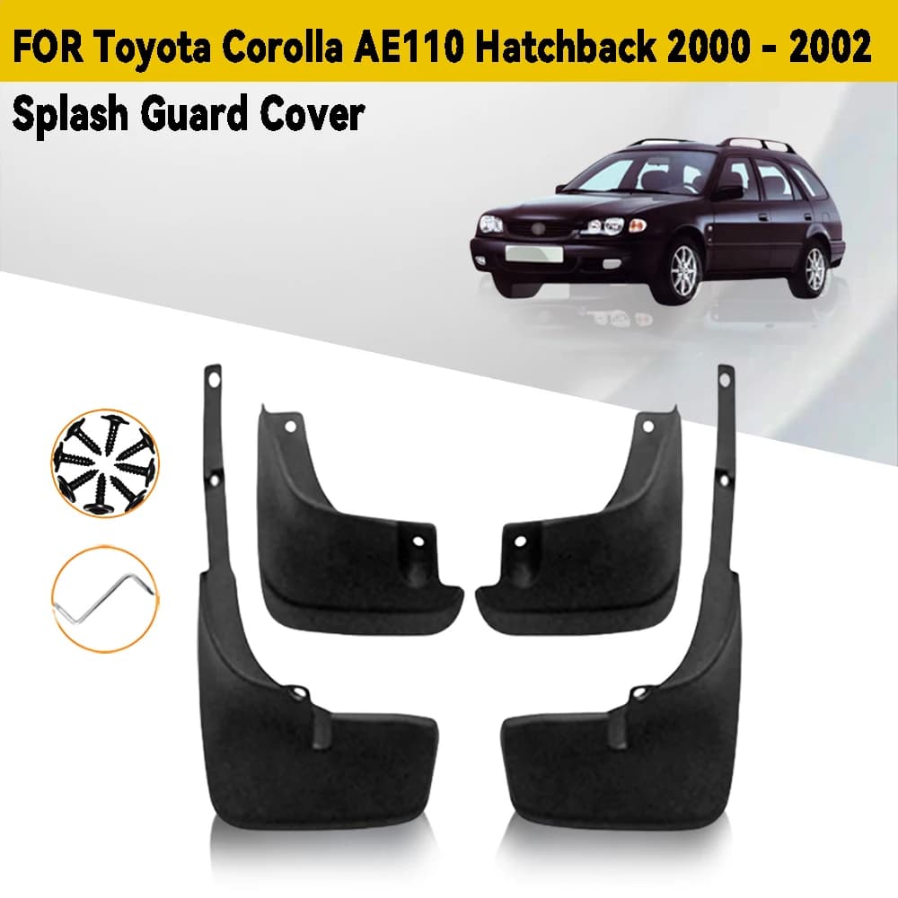 Car Mudguard For Toyota Corolla AE110 Hatchback 2000 2001 2002 Car Mud Flaps Guards Splash Flap Fender Accessories