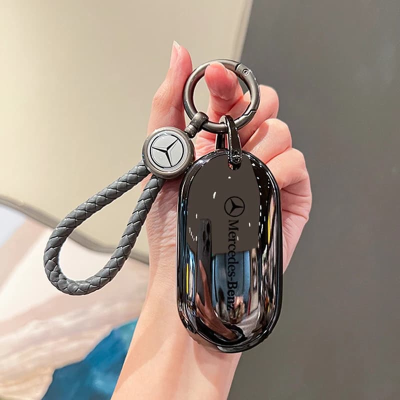 Car Key Fob Cover Case Keychain Holder For Mercedes Benz Accessories A200 C180 C200 C300 GLA250 GLC300 GLE400 GLE500
