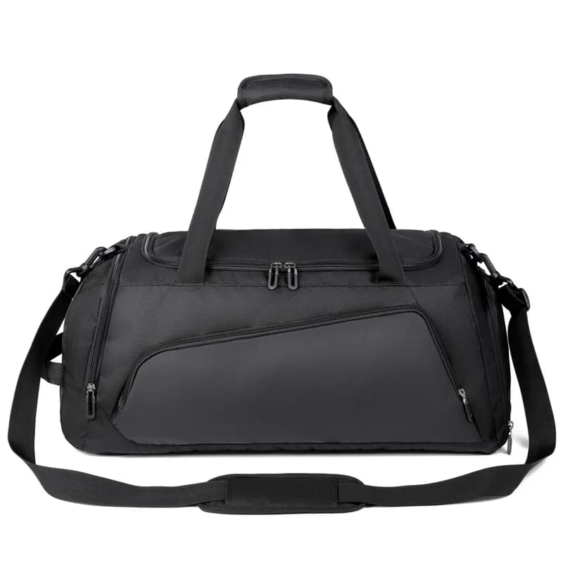 Large capacity travel bag printed logo fitness dry and wet separation multifunctional travel backpack sports