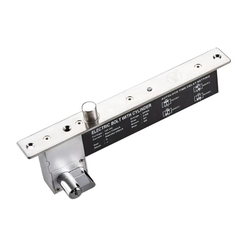 Failure-safe electric bolt for access lock tongue lock with European cylinder YB-630B (Light Emitting Diode)