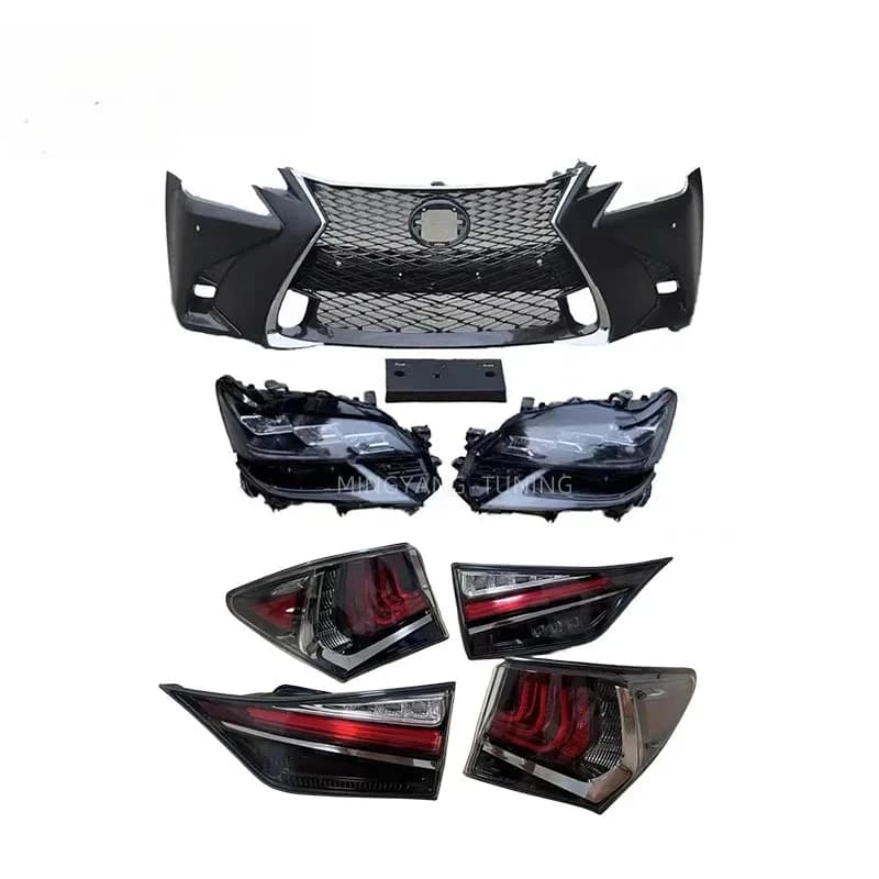 Body Kit With Taillight For GS200T GS250 GS300 GS300H GS350 GS450H  2013-2017 Upgr 2018 F Sport Bod