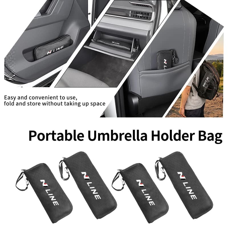 Car Seat Back Umbrella Bag Waterproof Storage Pouch Auto Accessories For Hyundai I30 I20 IX35 I40 Tucson Getz Veloster
