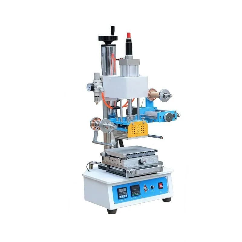 Pneumatic bronzing machine, fine-tuning table, high-precision table automatic entry and exit