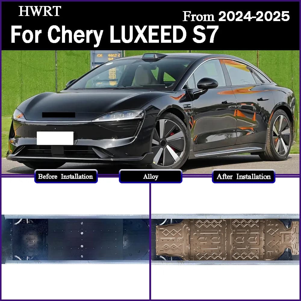 For Chery LUXEED S7 2024-2025 751KM 785KM 855KM Protective Plate For Circuit Battery Motor Chassis Guard Board Protection Plate