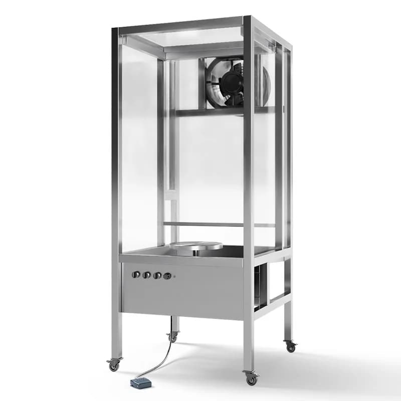 Glazing machine Water curtain type dust-free circulation Glaze blowing room Glazing equipment Glaze spraying room Glaze