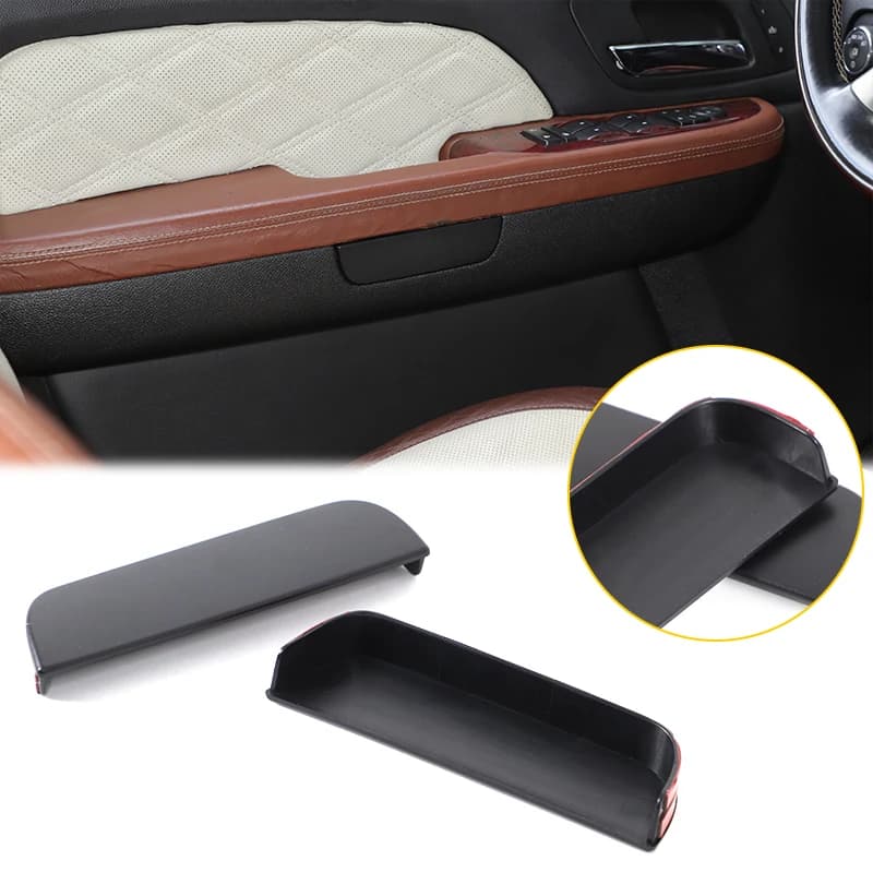 For Cadillac Escalade 2007-2014 ABS plastic Car interior handle cover bezel storage interior accessories 2 Pcs
