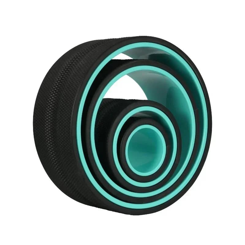 Open Back Yoga Wheel 4-piece Gym Fitness Materials Massage Yoga Wheel Equipment Made