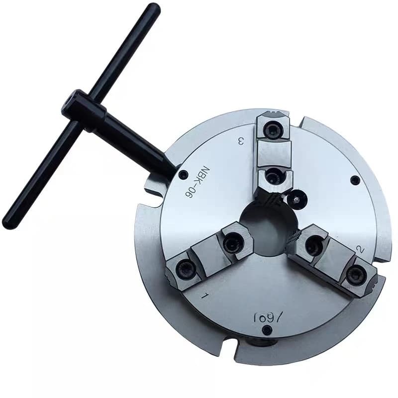 Circular square Milling Machine Manual Chuck   Strong Ultra-thin Three Jaw 6-inch Flat Plate Chuck
