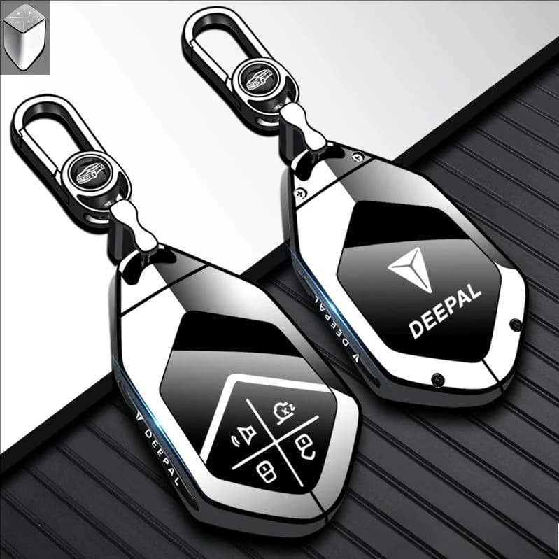 For Changan Deepal S7 S07 2025 2024 2023 Car Key Case Zinc Alloy Remote Key Cover Bag Shell Keychain Fob Protective Shell Decor