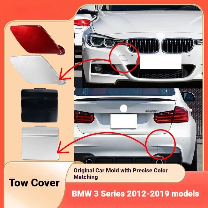 Applicable to 12-19 models BMW 3 Series Trailer Cover 320li 328iM Sport Front and Rear Trailer Cover Traction Hook Cover
